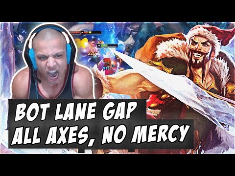 Tyler1 Destroys Bot Lane with Draven ADC and Carries the Win