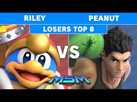 MSM Online 36 - Riley (King Dedede) Vs. MSC | Peanut (Little Mac) Losers Top 8 - Smash Ultimate