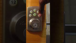 How to Lock and Unlock Kwikset Powerbolt 2 from the Outside