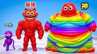 ロープ人間を大きく育てすぎた...【 Rope Man Run 】