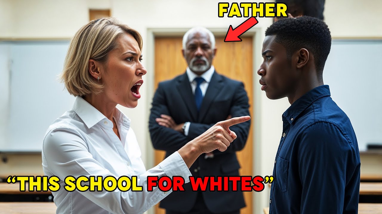Racist Teacher Humiliates Black Student, Unaware His Father Is The Richest Man In The State