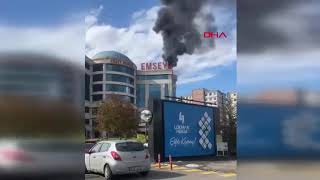 İstanbul Pendik'te hastane yangını