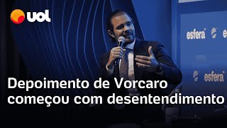 Depoimento de Vorcaro começou com desentendimento entre delegada e juiz