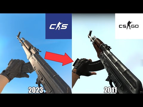 All weapons in Counter-Strike 2 VS CS:GO Beta 2011