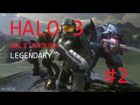 Halo 3 Legendary Co-Op Walkthrough Mission 2: Crow's Nest