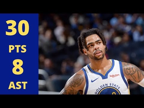 D'ANGELO RUSSELL WARRIORS HIGHLIGHTS - 30 POINTS, 8 ASSISTS!