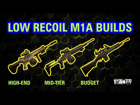 Low Recoil M1A Builds | Escape From Tarkov | V-Play | 12.8