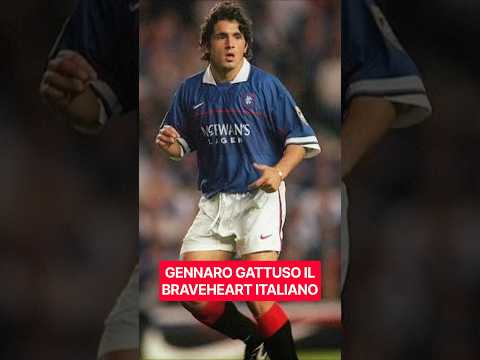 GENNARO GATTUSO, il 'Braveheart' italiano #storiedicalcio #calcio #milan #rangers #seriea #lazio