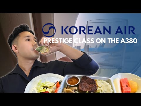 Serviço de bordo do A380 Prestige Class da Korean Air | Incheon para Bangkok