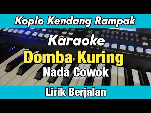 Karaoke - Domba Kuring Nada Cowok Koplo Kendang Rampak Lirik Berjalan