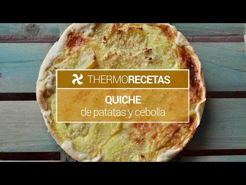 Quiche de patatas y cebolla