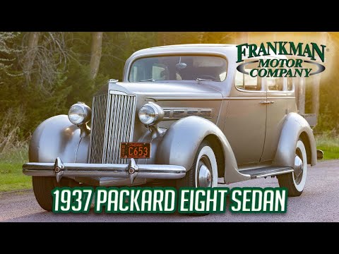 A Packard With Patina: 1937 Packard Eight Sedan - Frankman Motor Company - Walk Around & Driving
