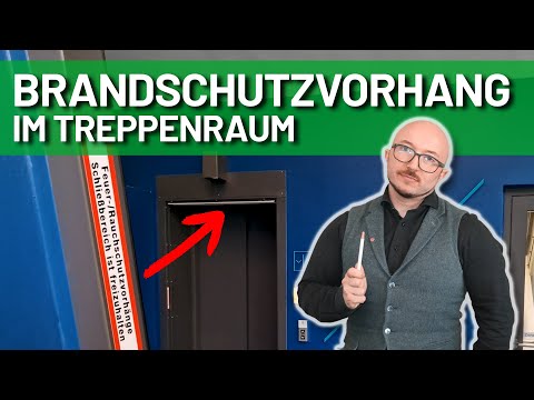 Brandschutzvorhang im Treppenhaus | Arenz unterwegs | Energieberater klärt auf