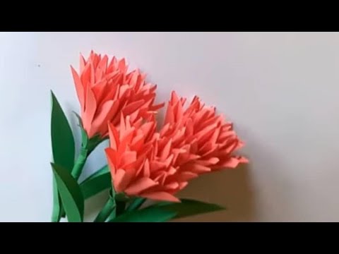 Paper flower| diy flowers|paper flower home decorations ideas