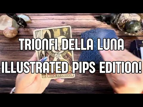 TRIONFI DELLA LUNA TAROT! DECK WALKTHROUGH @usgamessystems #tarot #oracle #walkthrough #unboxing