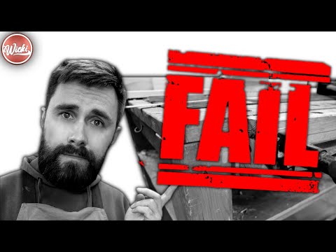 DESTROYED! You should NEVER build a workbench like this! | Incorrect wood joint for the workbench