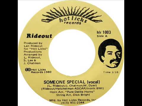 Rideout - Someone Special