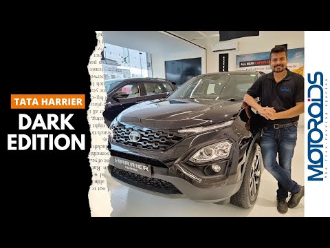 2021 Tata Harrier Dark Edition I All The New Features Shown I Motoroids