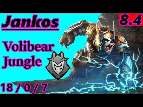 Jankos as Volibear Jungle - S8 Patch 8.4 - EUW Challenger - Full Gameplay