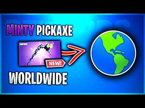 How To Get Minty Pickaxe From ANYWHERE in the World (Reedem & Unlock Merry Mint Pickaxe WORLDWIDE)