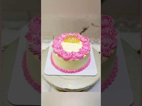 Simple cake design 🔥 easy decoration  #shortsfeed #trending #cake #shorts #decoration #reels