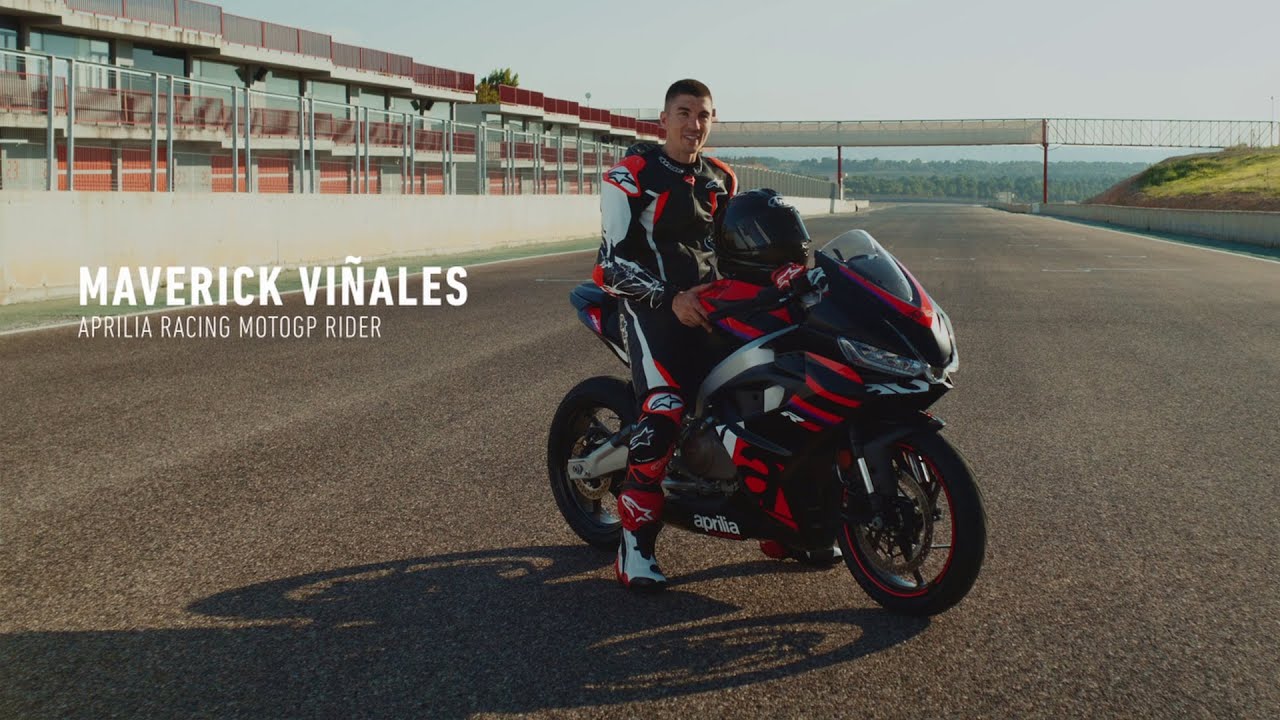 Aprilia RS 457 | Track test by Maverick Viñales 🚀