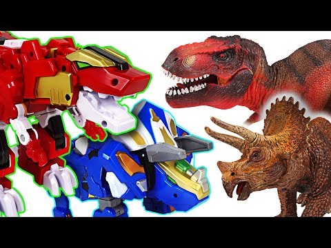 Giant king cobra appeared in dinosaurs town! Dino Core Evolution transform! - DuDuPopTOY