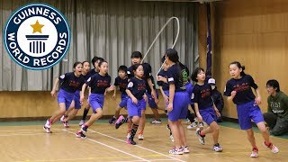 「超速縄跳び」ギネス記録