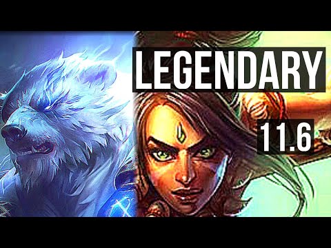 VOLIBEAR vs NIDALEE (JUNGLE) | 12/1/12, Rank 7 Voli, Legendary | KR Challenger | v11.6