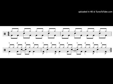 Example 121 - page 130 - Implied Metric Modulation - Time Manipulation Drum Book