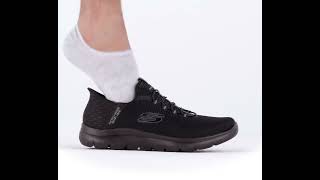 SKECHERS 232457W/BBK černá, pánská obuv 