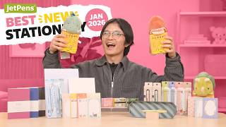 Best New Stationery of JAN 2026 at JetPens | New Holo Stickers, Alien Memo Notes, & Dino Plushies ✨🦖
