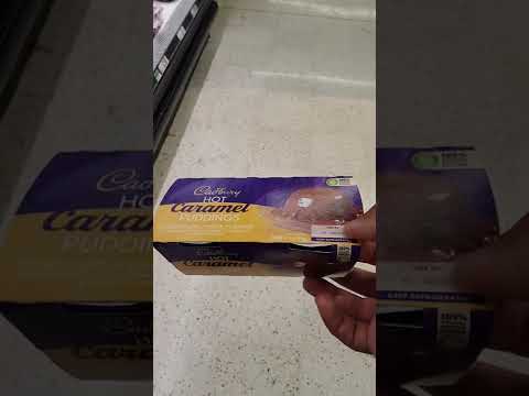 Cadbury hot caramel pudding