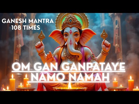 Ganesh Mantra 108 Times | Om Gan Ganpataye Namo Namah | Ganesh Chaturthi Special 2025