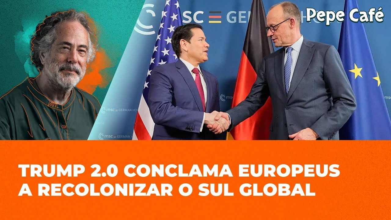 Caiu a máscara: em Munique, Trump 2.0 ameaça 90% do planeta