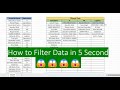 Filter Data Within Seconds In MS Excel Filter Formula In Excel Excel Tutorial Sohail Edu Hub