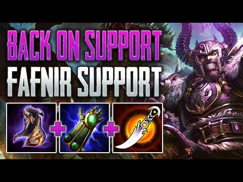 BACK ON SUPPORT! Fafnir Support Gameplay (SMITE Conquest A-Z)