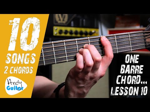 SONG 10 'Born In the USA' (Springsteen - No Capo) // 10 SONGS WITH 2 CHORDS 1 BARRE CHORD