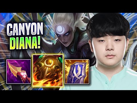 CANYON DESTROYING WITH DIANA! - DK Canyon Plays Diana JUNGLE vs Viego! | Season 2022