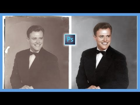 How to Repair and Colorize Old Photos (Photoshop CC Tutorial)