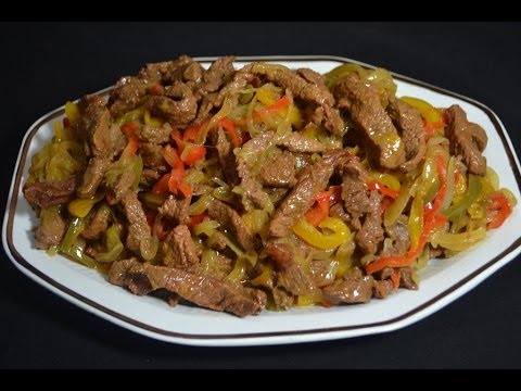 Beef and tasty fajitas recipe