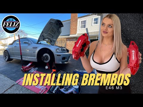 Installing Brembo Calipers On My BMW E46 M3