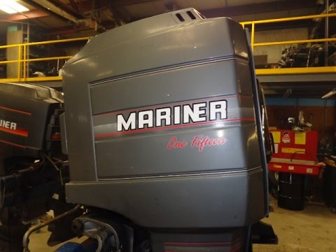 6M4G36 Used 1993 Mercury Mariner 115ELPTO 115HP 2-Stroke Outboard Boat Motor 20" Shaft