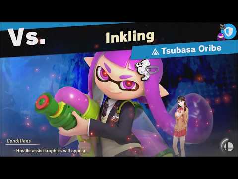 Super Smash Bros Ultimate vs Inkling (Unlocks: Tsubasa Oribe) World of Light - Adventure Mode