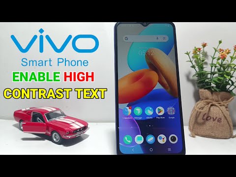 How To Turn On High Contrast Text on Vivo Phone