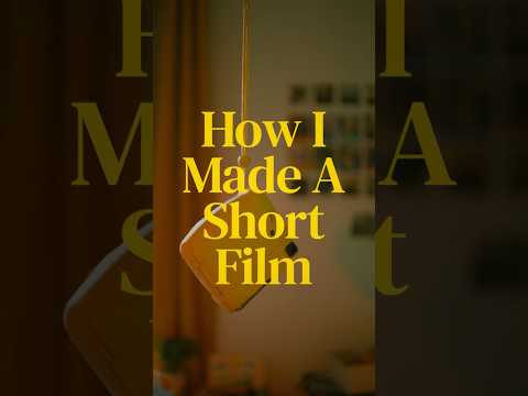 How to make a #cinematic #shortfilm by yourself