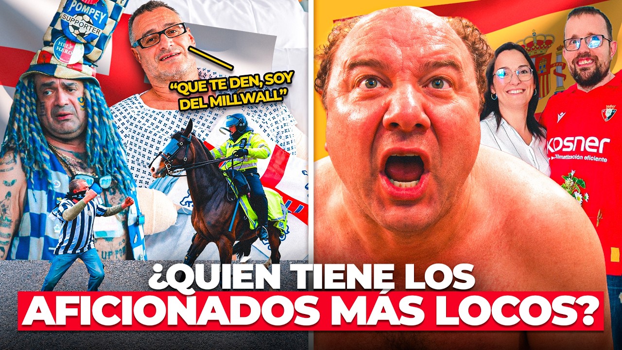 ¿QUIÉN TIENE LOS AFICIONADOS MÁS LOCOS? INGLATERRA VS ESPAÑA | CON @Abotepronto_oficial