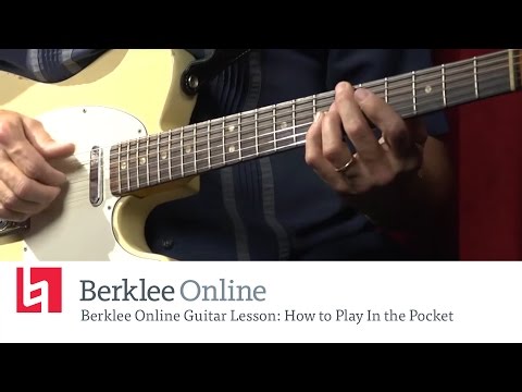 Guitar Lesson: How to Play In the Pocket