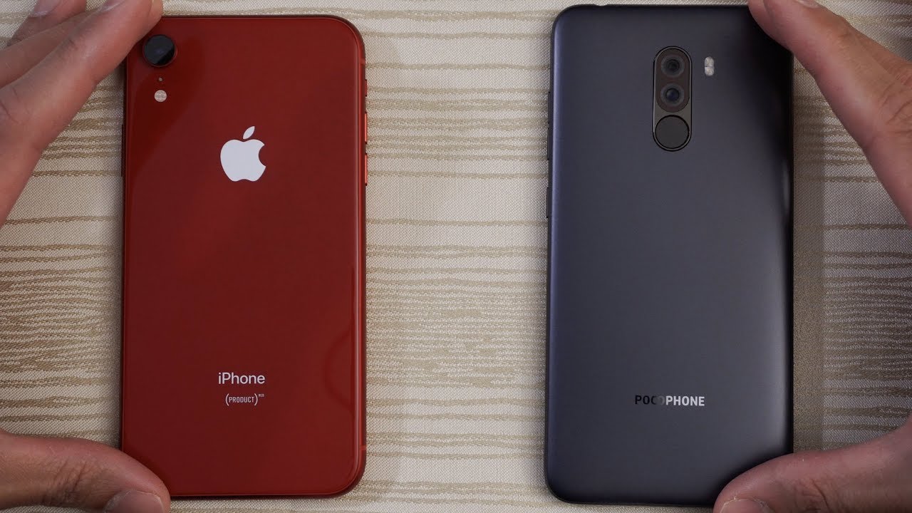 iPhone XR vs Pocophone F1 - Speed Test!