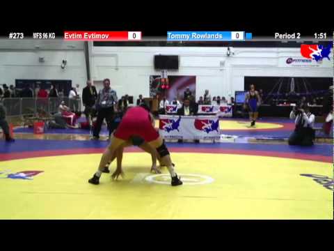 Schultz MFS 96 KG Champ. Round 1: Evtim Evtimov (Bulgaria) vs. Tommy Rowlands (Sunkist Kids)